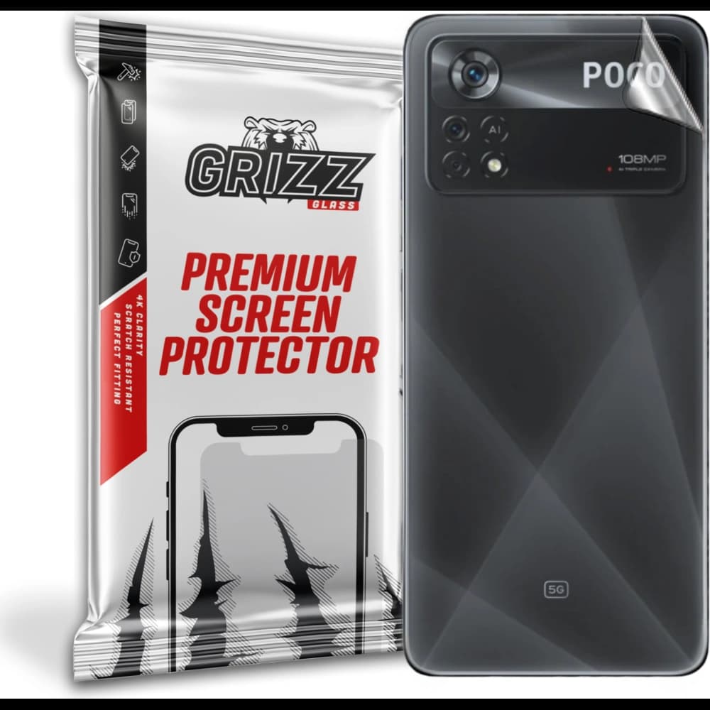 Folie für die Rückseite GrizzGlass SatinSkin für Xiaomi POCO X4 Pro - 1