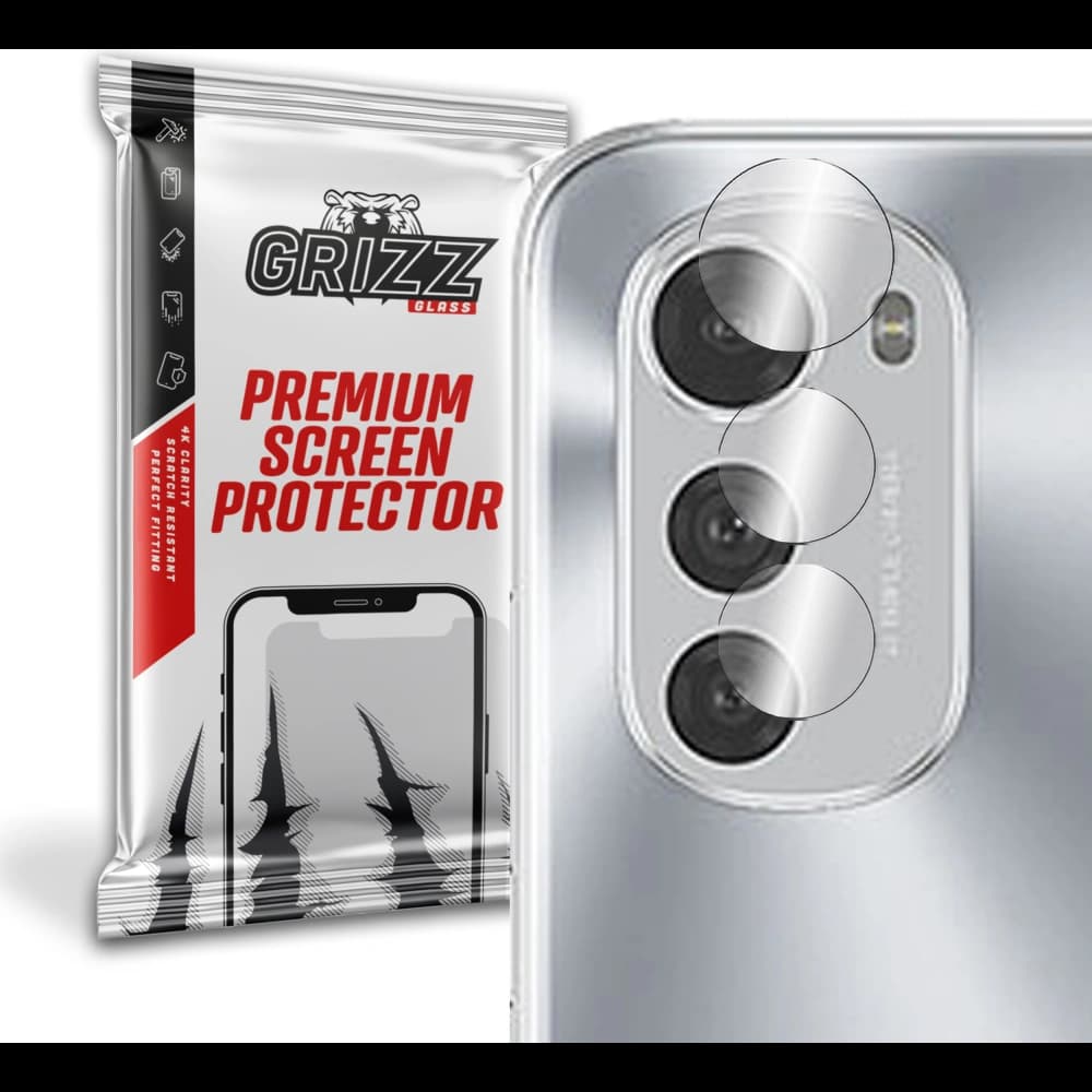 Glas für die Kamera GrizzGlass HybridGlass für Motorola Moto E32 - 1