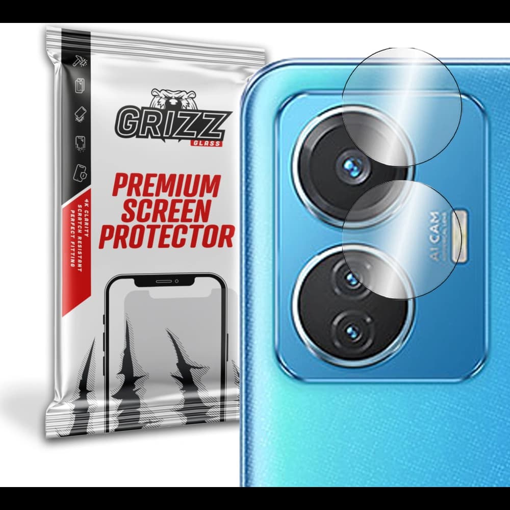 Glas für die Kamera GrizzGlass HybridGlass für vivo iQOO Z6 44W - 1