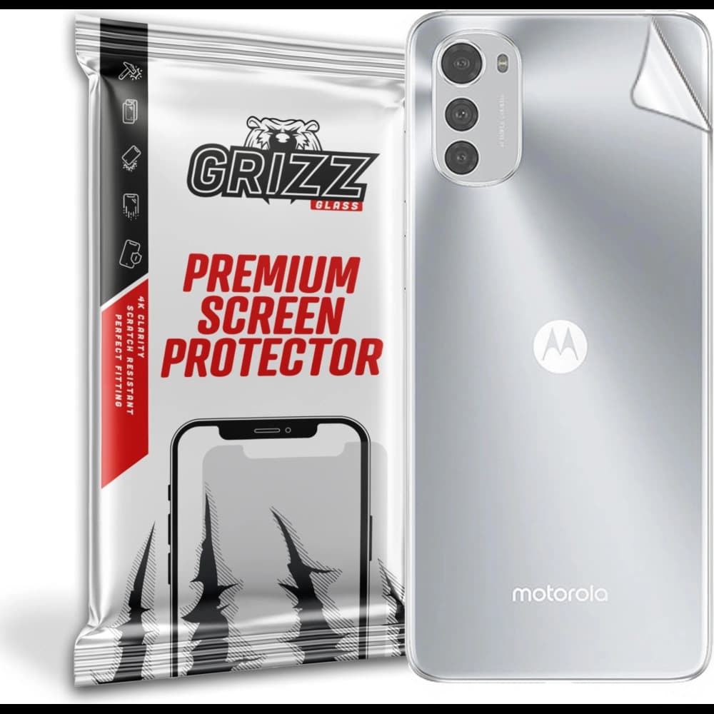 Folie für die Rückseite GrizzGlass SatinSkin für Motorola Moto E32 - 1