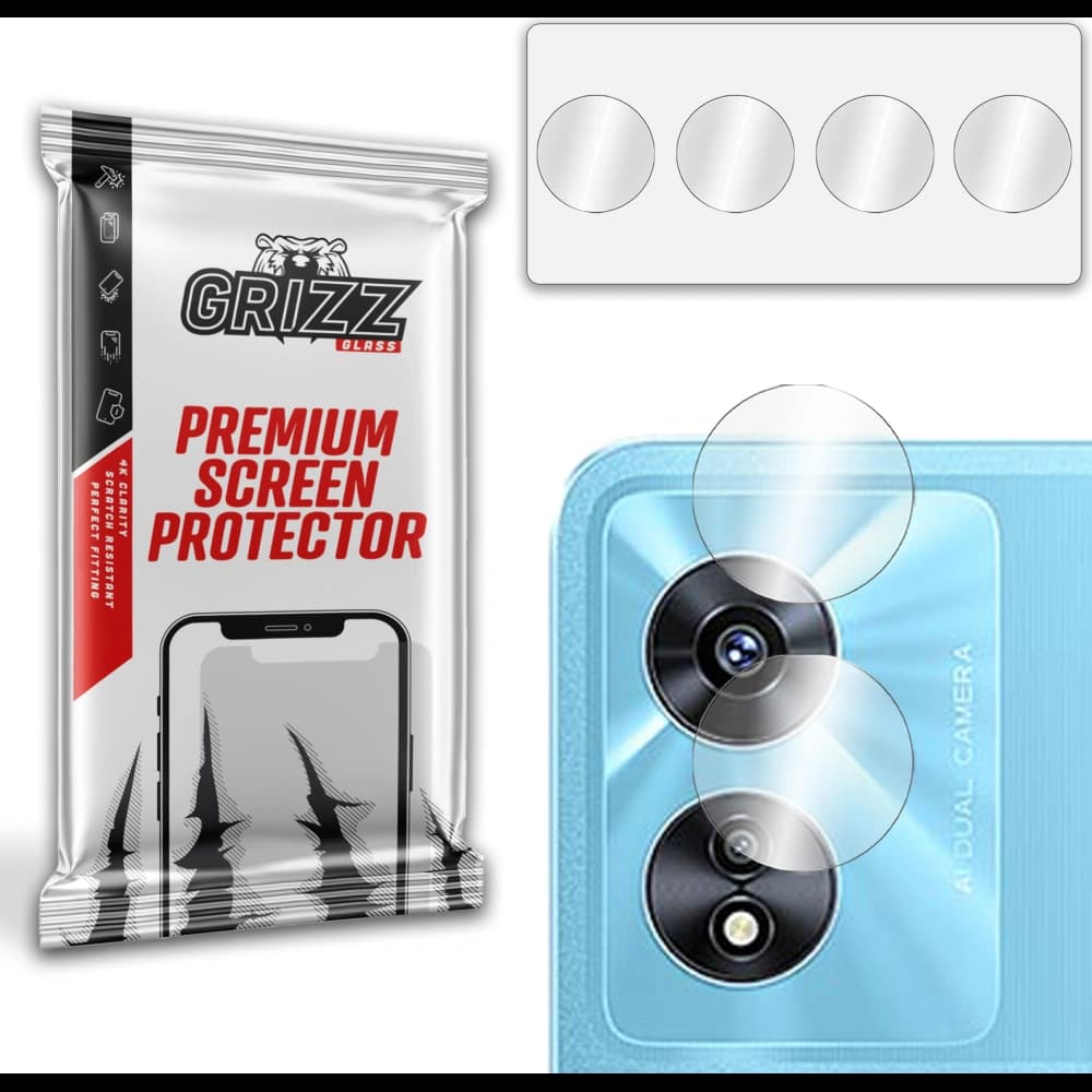 Glas für die Kamera GrizzGlass HybridGlass für Oppo A97 5G - 1
