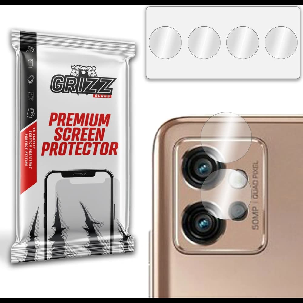 Glas für die Kamera GrizzGlass HybridGlass für Motorola Moto G32 - 1