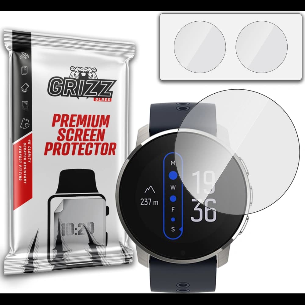 Hybriertes Glas GrizzGlass HybridGlass für Suunto 9 Peak - 1