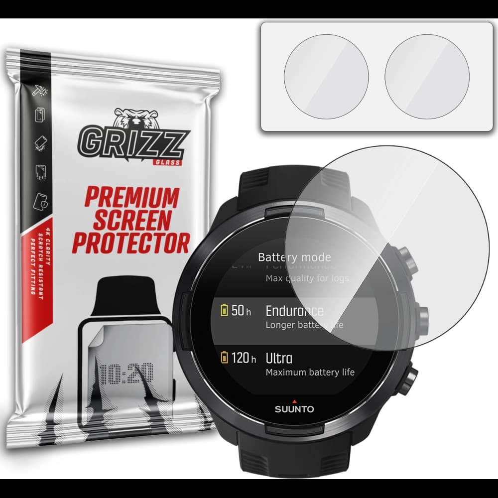 Hybrierglas GrizzGlass HybridGlass für Suunto 9 Baro - 1