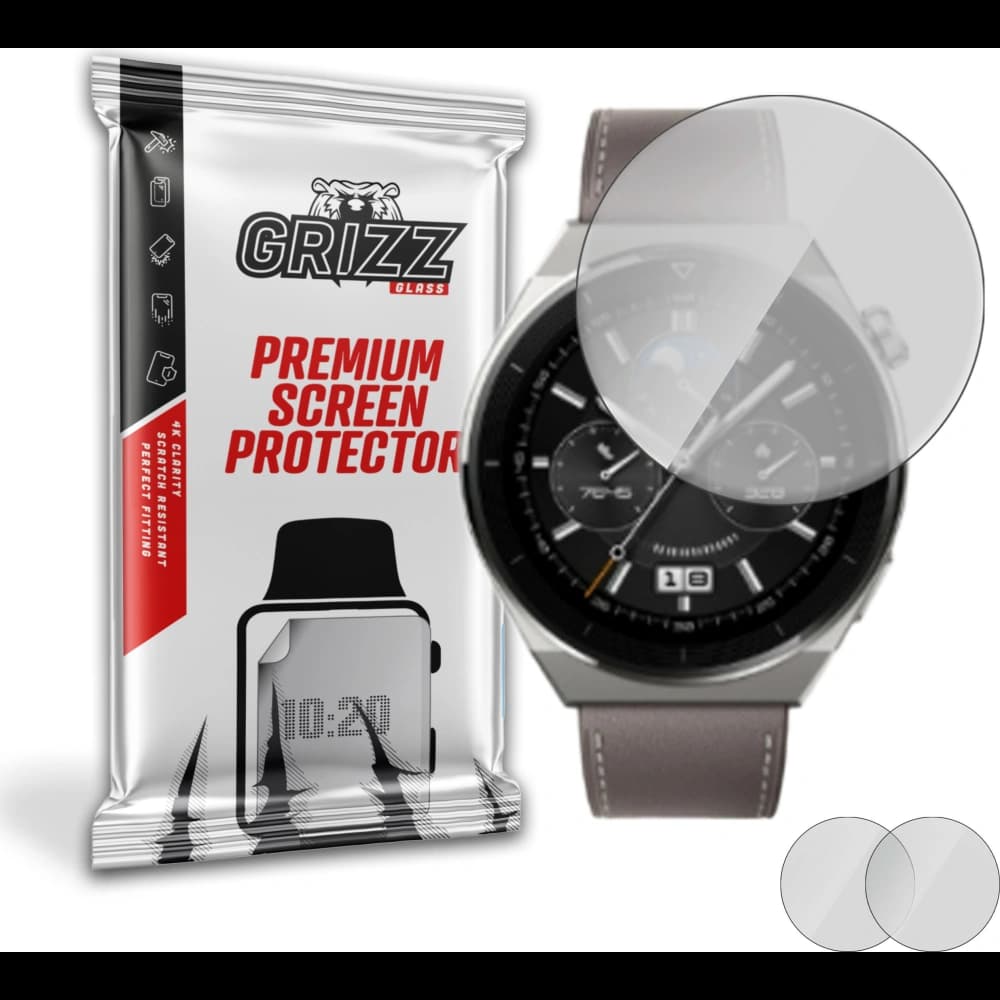 Matte Folie GrizzGlass PaperScreen für Huawei Watch GT 3 Pro 46mm - 1