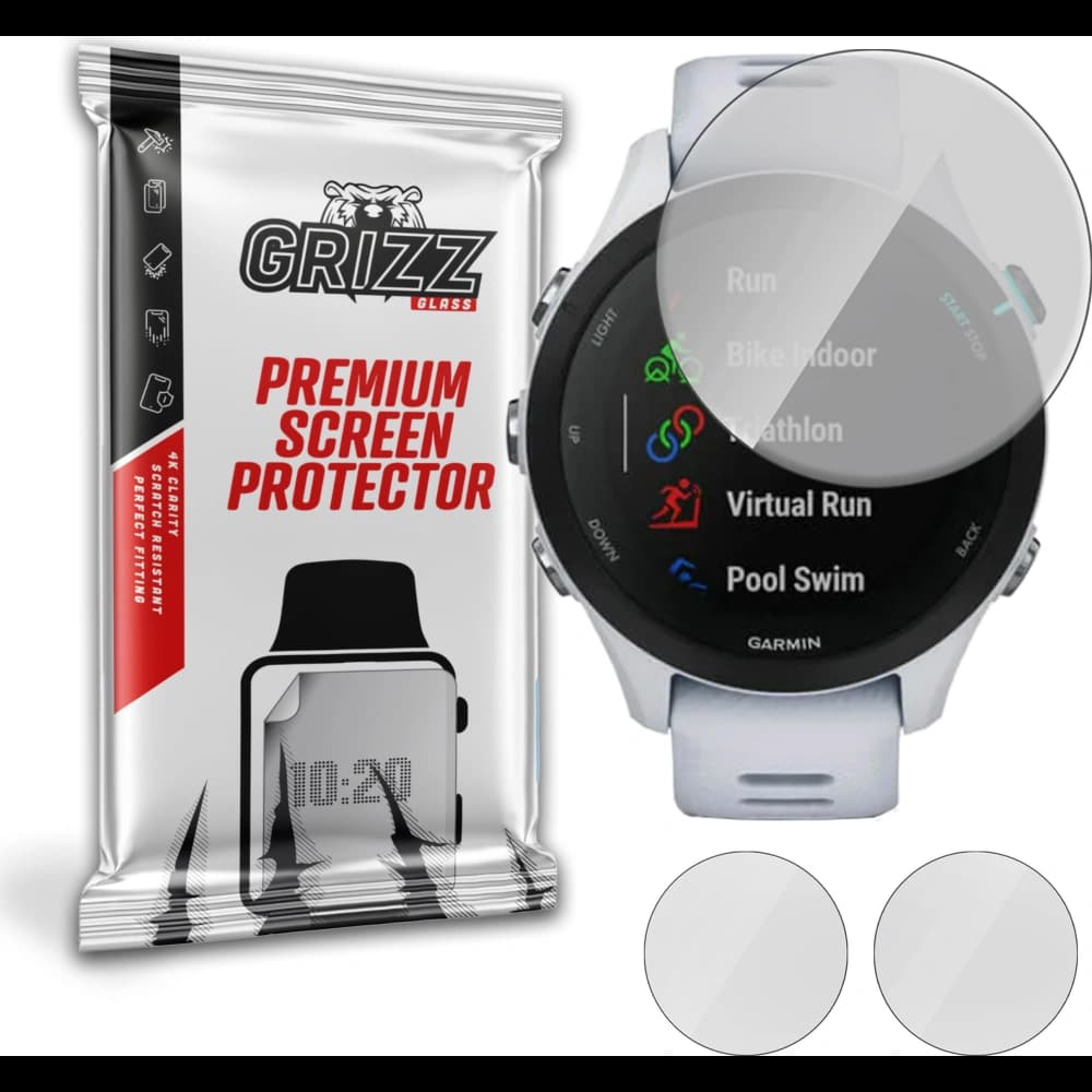 Matte Folie GrizzGlass PaperScreen für Garmin Forerunner 255s - 1