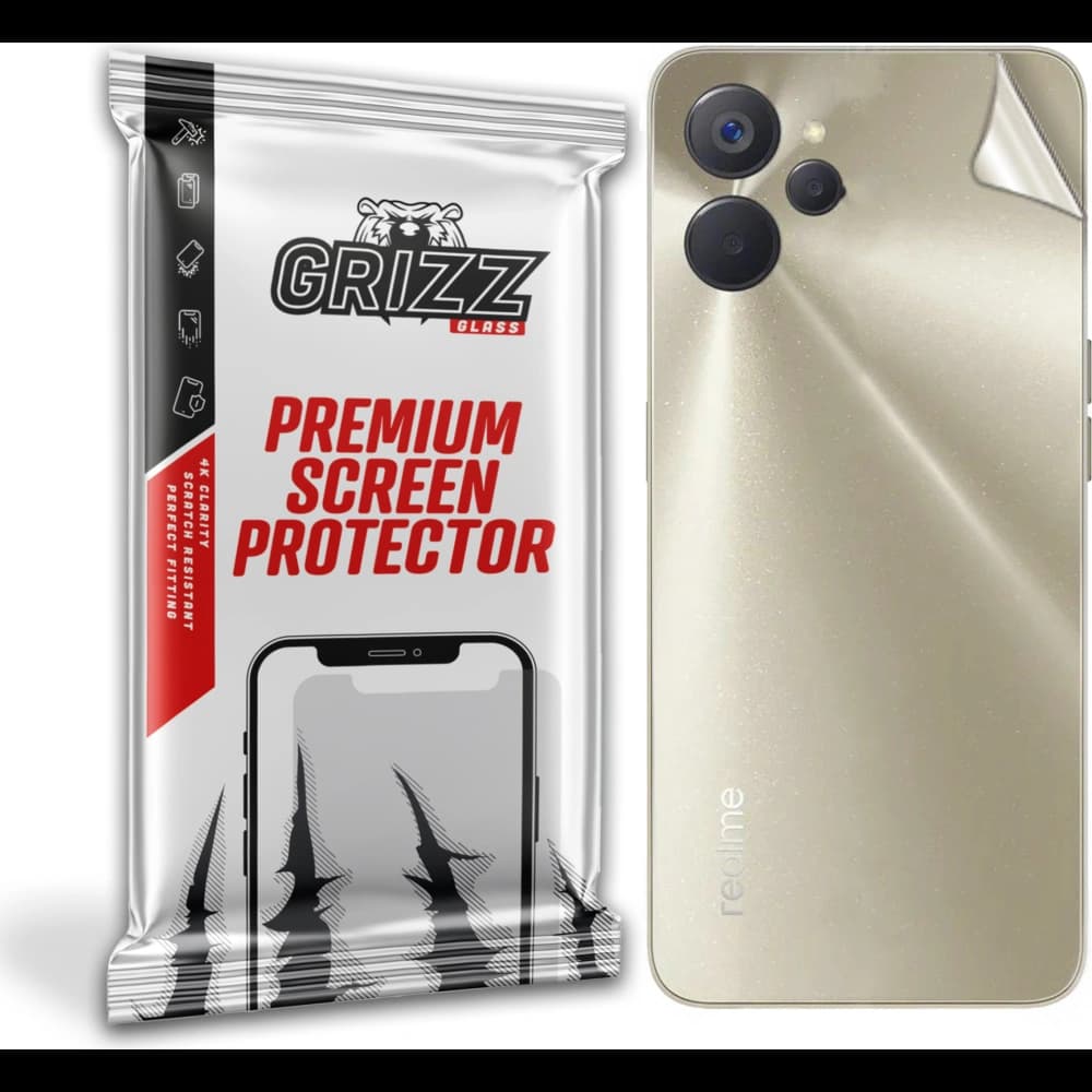 Folie auf der Rückseite GrizzGlass SatinSkin für Realme 9i 5G - 1