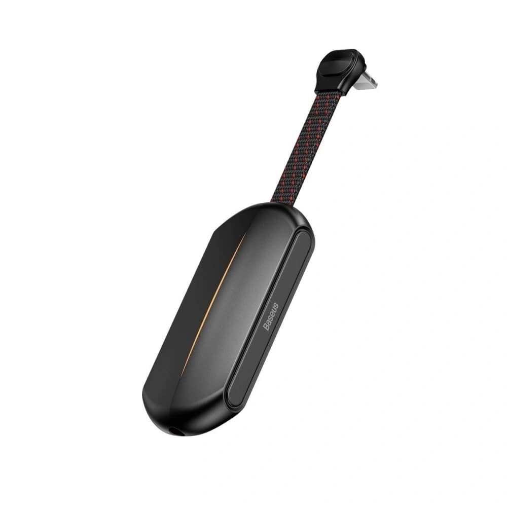 [OUTLET] Baseus GAMO 3-in-1 iP Male to Dual iP & 3.5mm Female Adapter L47 Black - 4