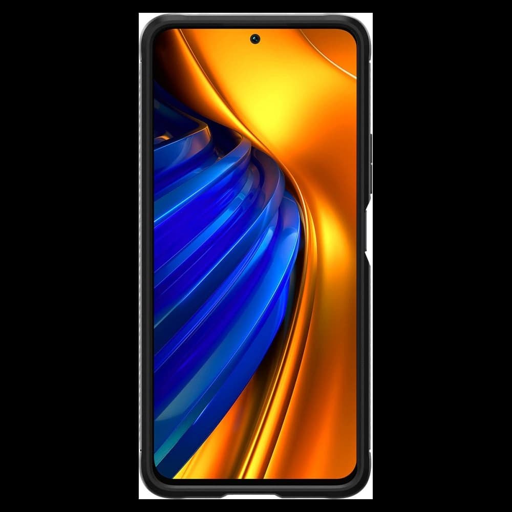 Case Spigen Rugged Armor POCO F4 Matt Schwarz - 4