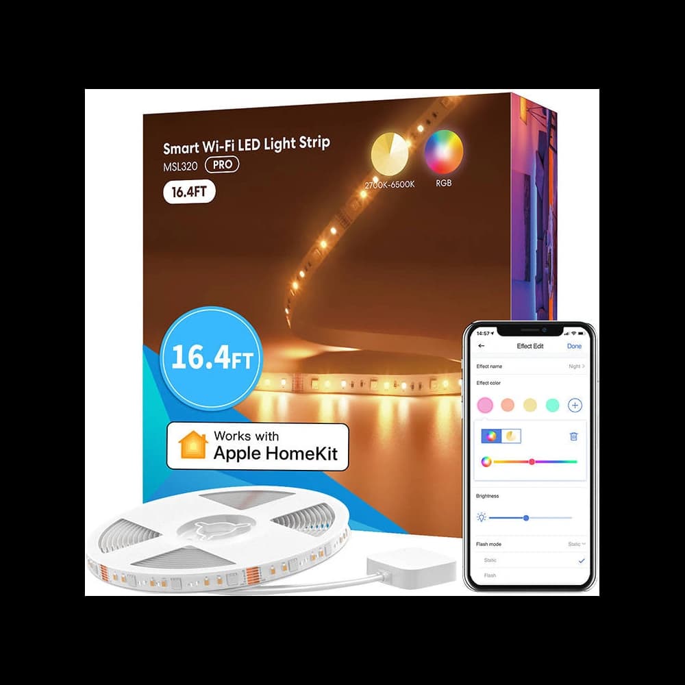 Meross MSL320 Smart WiFi LED Strip RGBW 5m (Homekit) - 3
