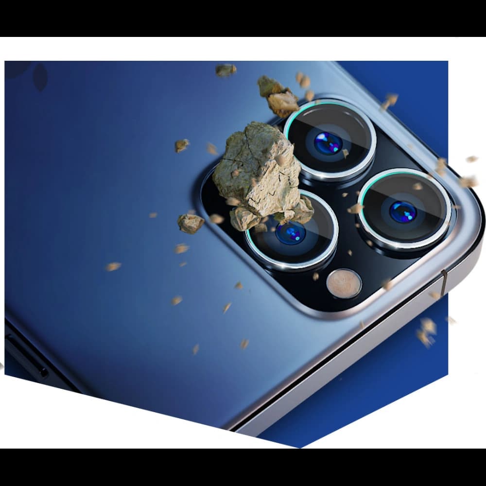 Hybridglas für die Kameraobjektiv 3MK Lens Protection Pro Apple iPhone 14 Plus / 15 Plus in grafit/grafit. - 2