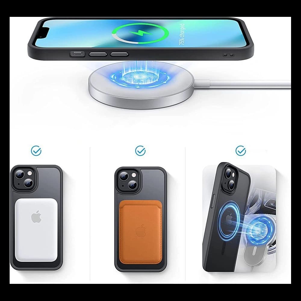 Tech-Protect Magmat MagSafe Apple iPhone 14 Pro Max Black/Clear - 3