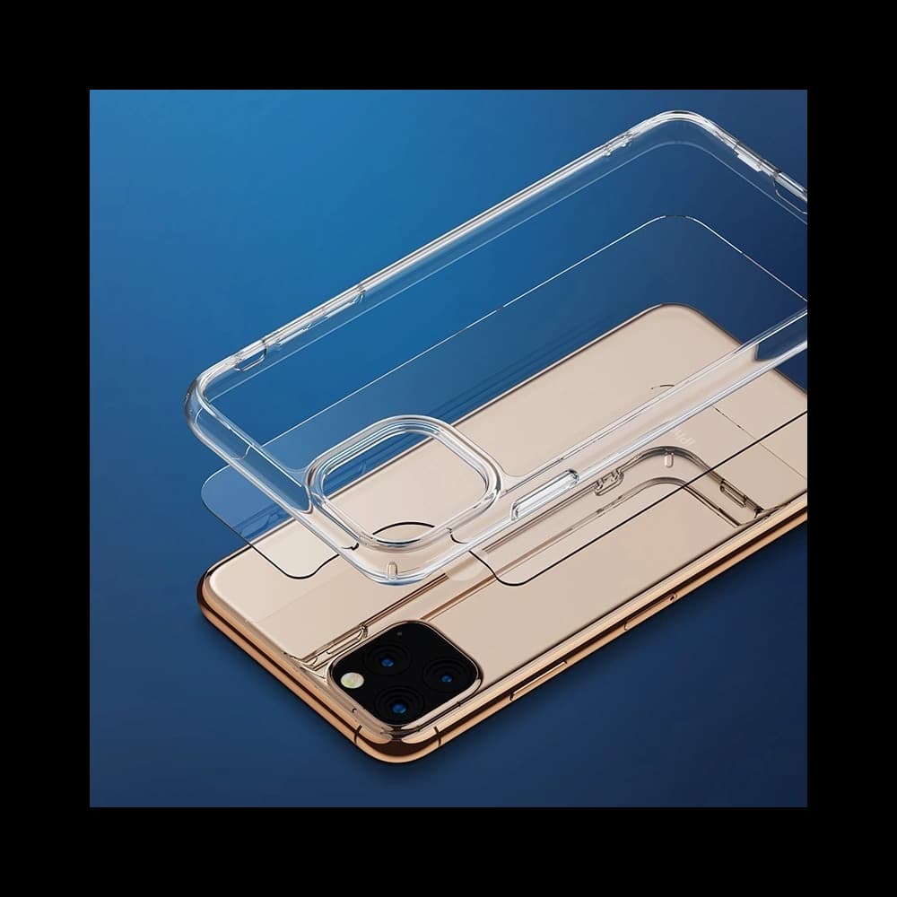 Case Benks Magic Crystal Clear Glass für Apple iPhone 11 Pro Max Clear - 4