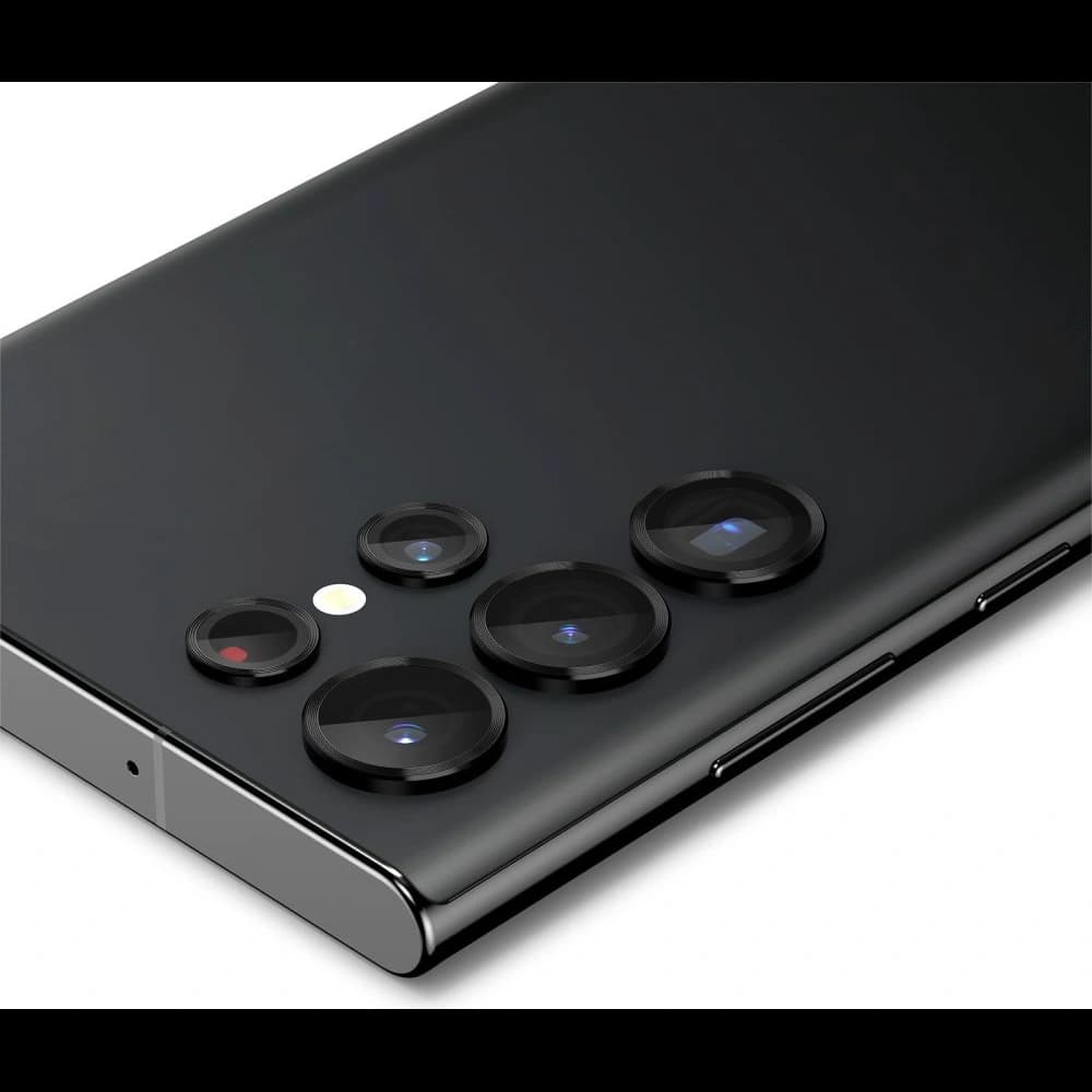 Spigen Optik.tr ez Fit Camera Protector Samsung Galaxy S22 Ultra Black [2 PACK] - 4