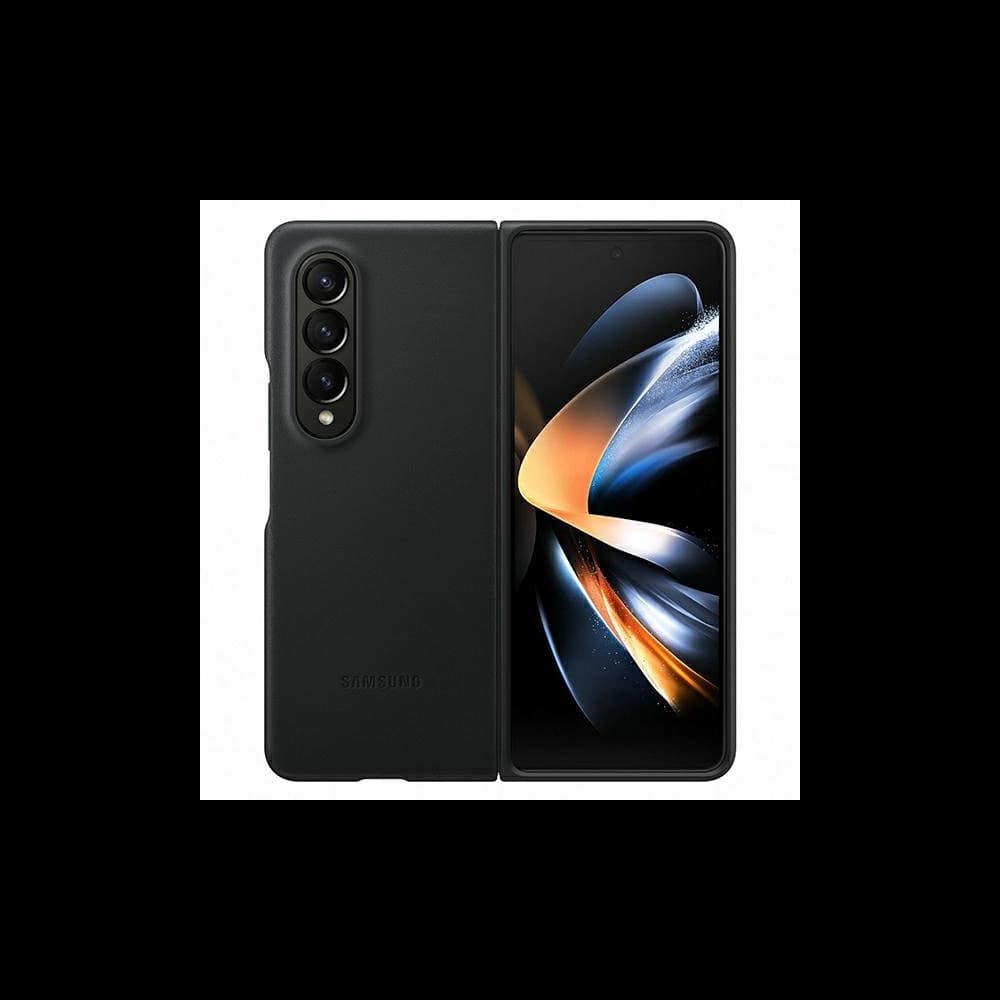 Case Samsung Galaxy Z Fold 4 EF-VF936LBEGWW schwarz/schwarz Lederhülle - 1