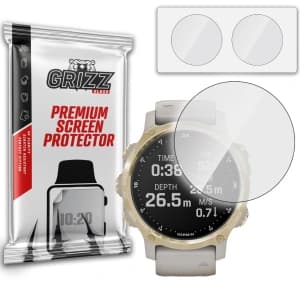 Hybriertes Glas GrizzGlass HybridGlass für Garmin Descent Mk2s