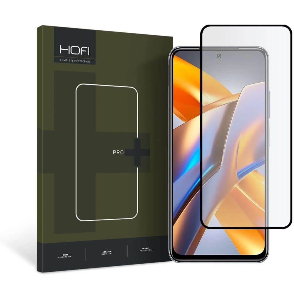 Hofi Glass Pro+ Xiaomi POCO M5s/Redmi Note 10/10s Black - 1