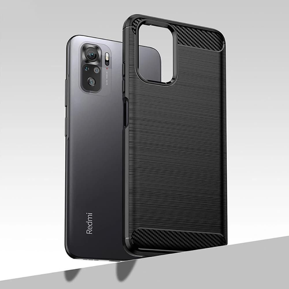 Tech-Protect TPUCarbon POCO M5s/Redmi Note 10/10s Black - 3