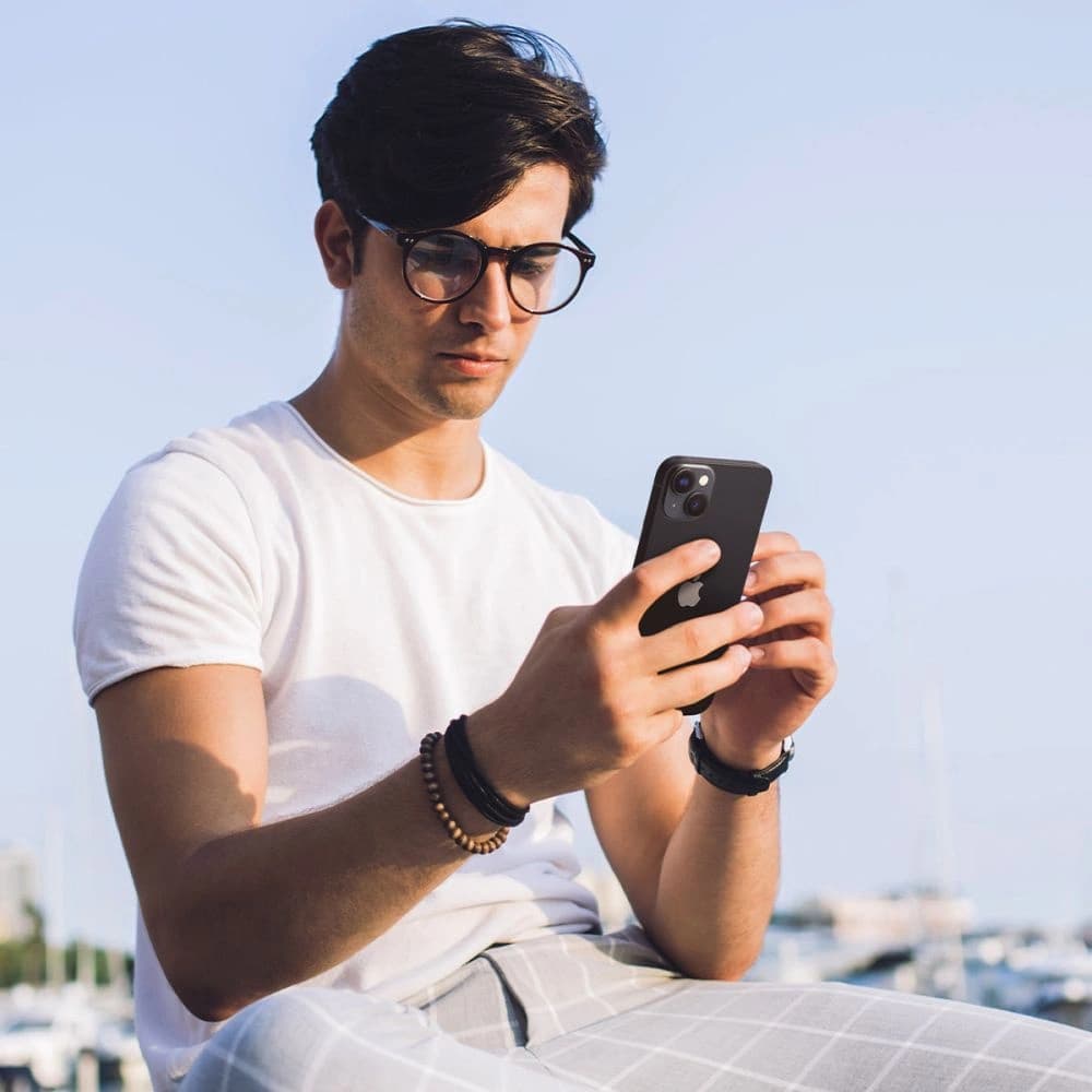 Gehärtetes Glas für das Spigen Optik.tr ez Fit Kamera-Schutz für Apple iPhone 14/14 Plus Schwarz [2 PACK] - 7