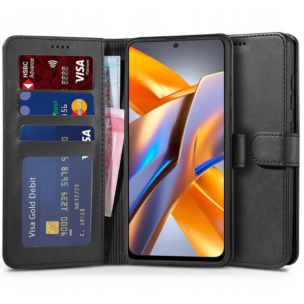 Tech-Protect Wallet POCO M5s/Redmi Note 10/10s Black - 1