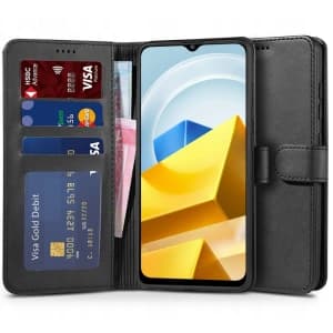 Tech-Protect Wallet Xiaomi POCO M5 Black