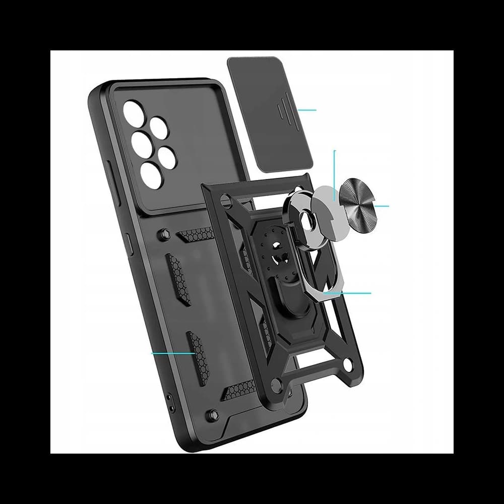 Case Tech-Protect CamShield Pro Samsung Galaxy A23 5G Schwarz - 3