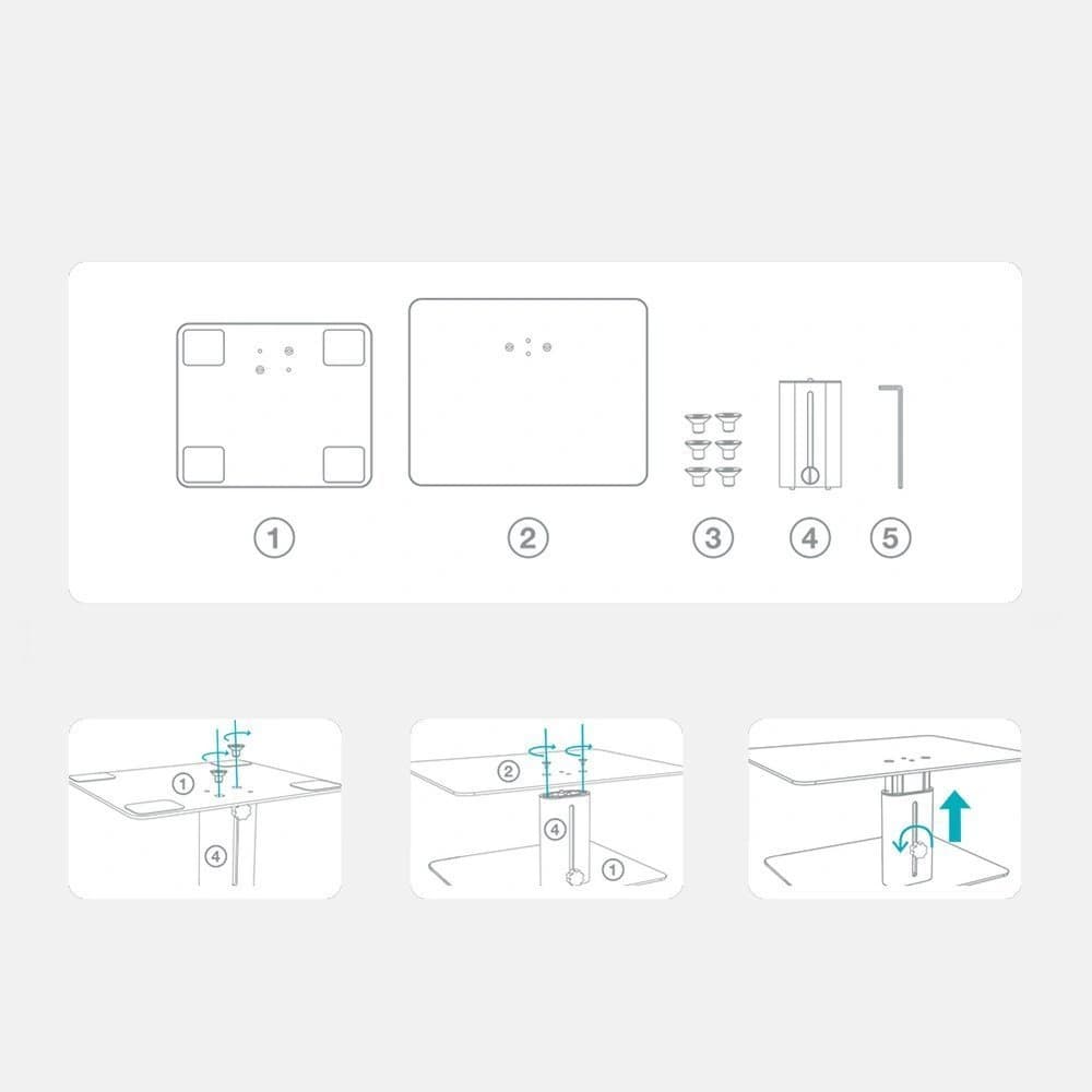 Monitorständer Nillkin HighDesk schwarz - 16