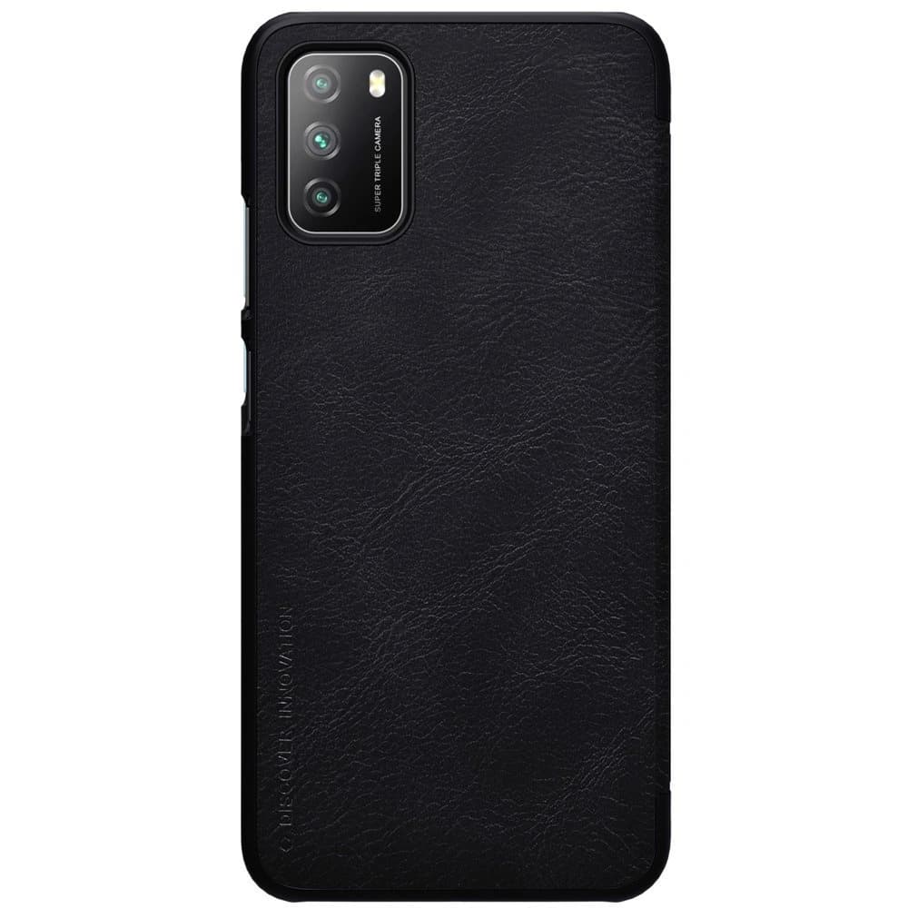 Case Nillkin Qin Xiaomi Poco M3 schwarz - 1
