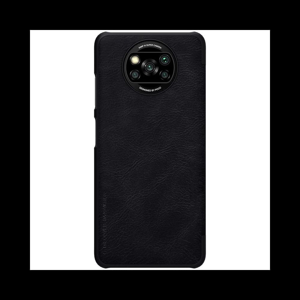 Case Nillkin Qin Xiaomi Poco X3 NFC/X3 Pro schwarz - 1