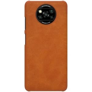 Nillkin Qin Xiaomi Poco X3 NFC/X3 Pro brown