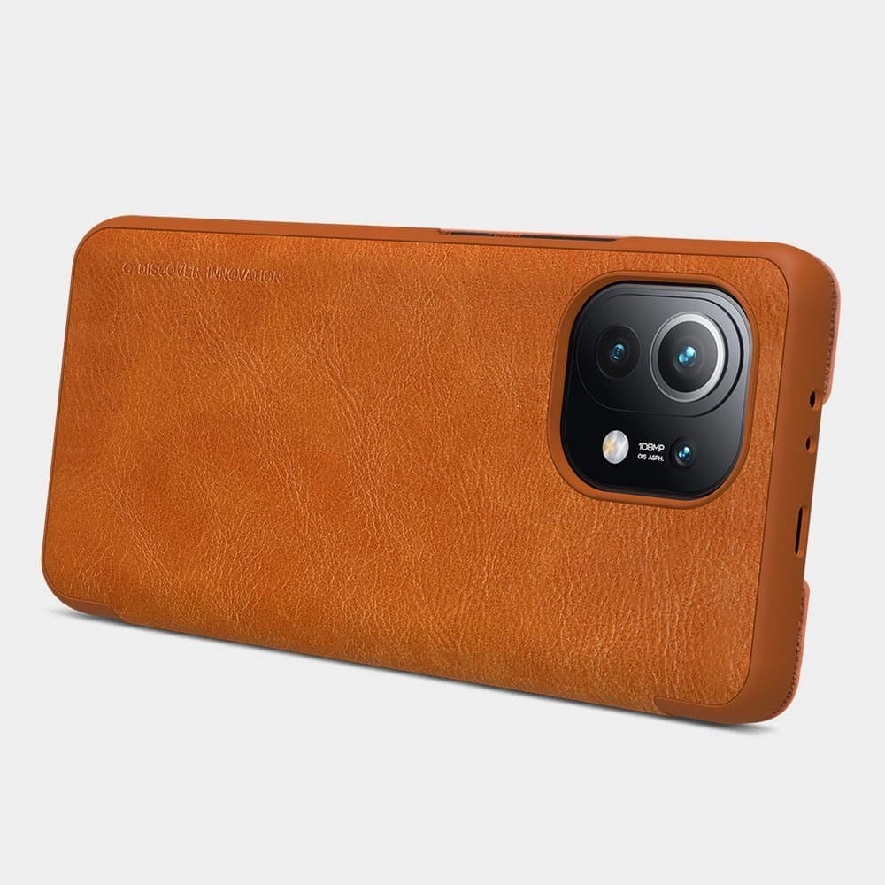 Case Nillkin Qin Xiaomi Mi 11 braun - 7