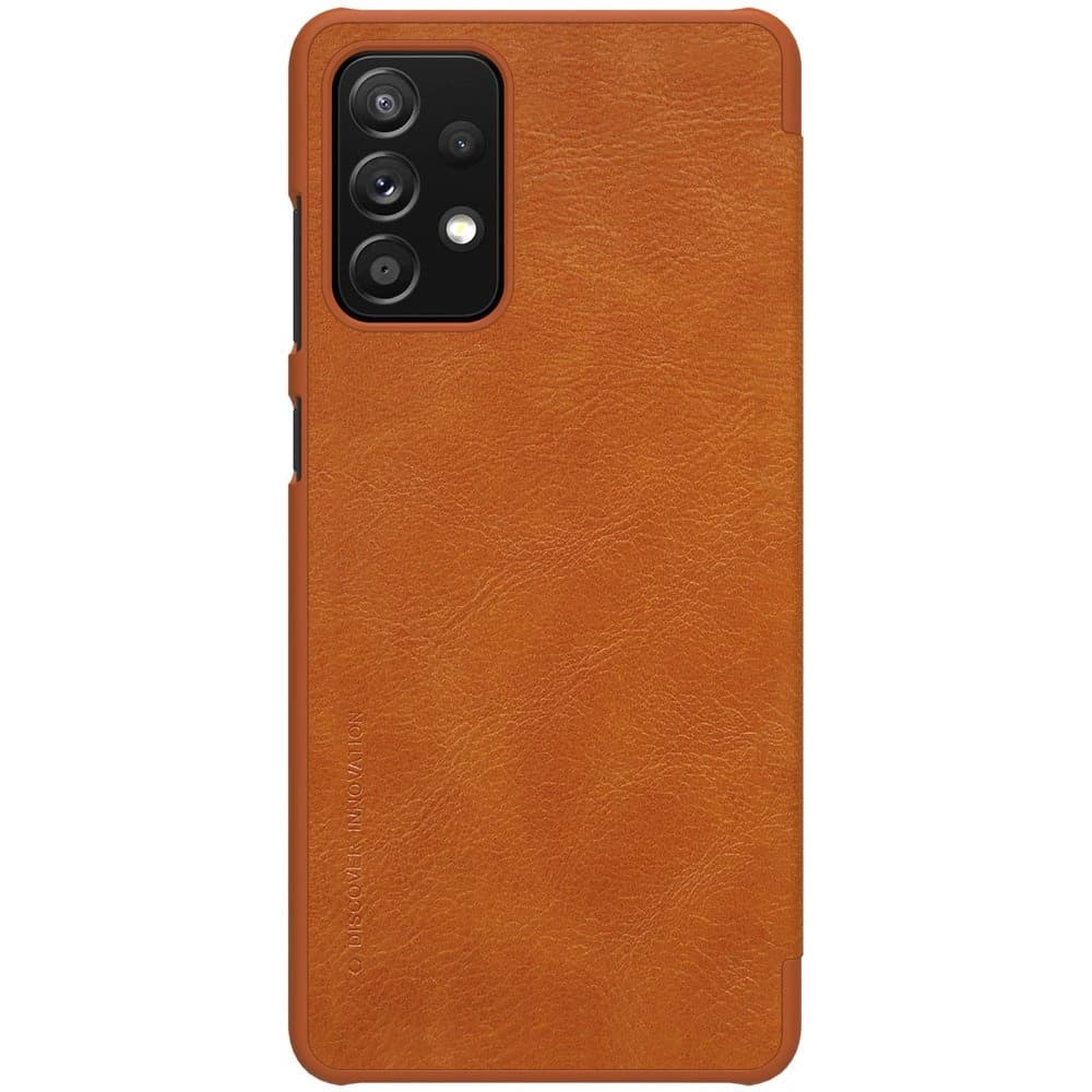 Case Nillkin Qin Samsung Galaxy A72 LTE braun - 2