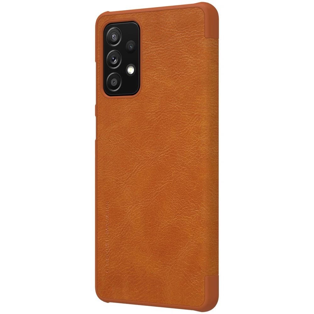 Case Nillkin Qin Samsung Galaxy A72 LTE braun - 4
