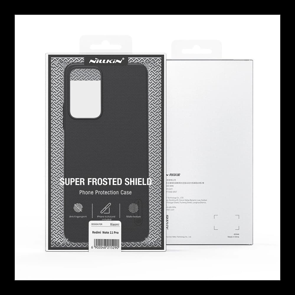 Case Nillkin Super Frosted Shield Pro Xiaomi Redmi Note 11 Pro/Plus schwarz - 5