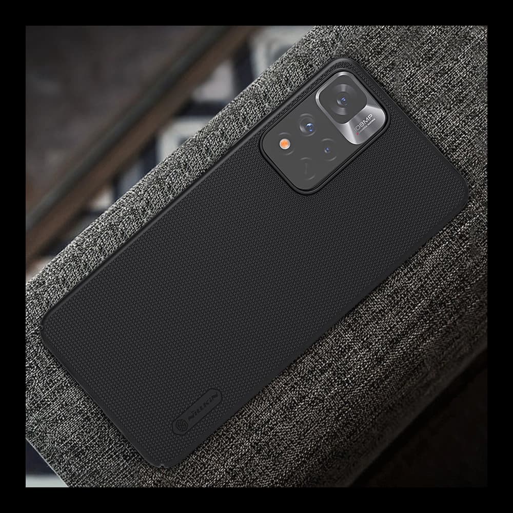 Case Nillkin Super Frosted Shield Pro Xiaomi Redmi Note 11 Pro/Plus schwarz - 9