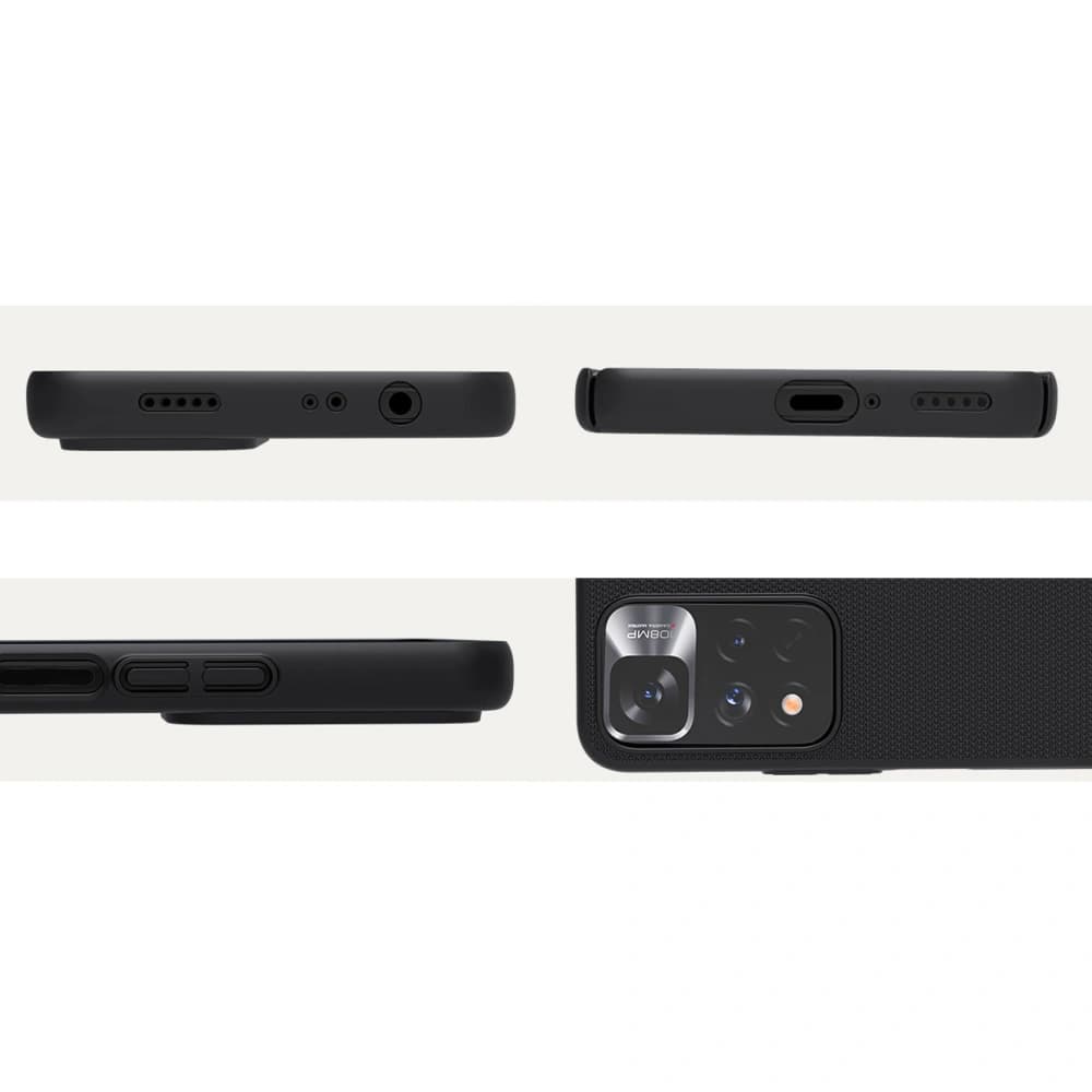 Case Nillkin Super Frosted Shield Pro Xiaomi Redmi Note 11 Pro/Plus schwarz - 12