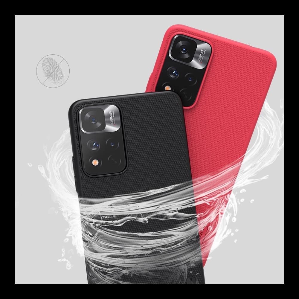 Case Nillkin Super Frosted Shield Pro Xiaomi Redmi Note 11 Pro/Plus schwarz - 14