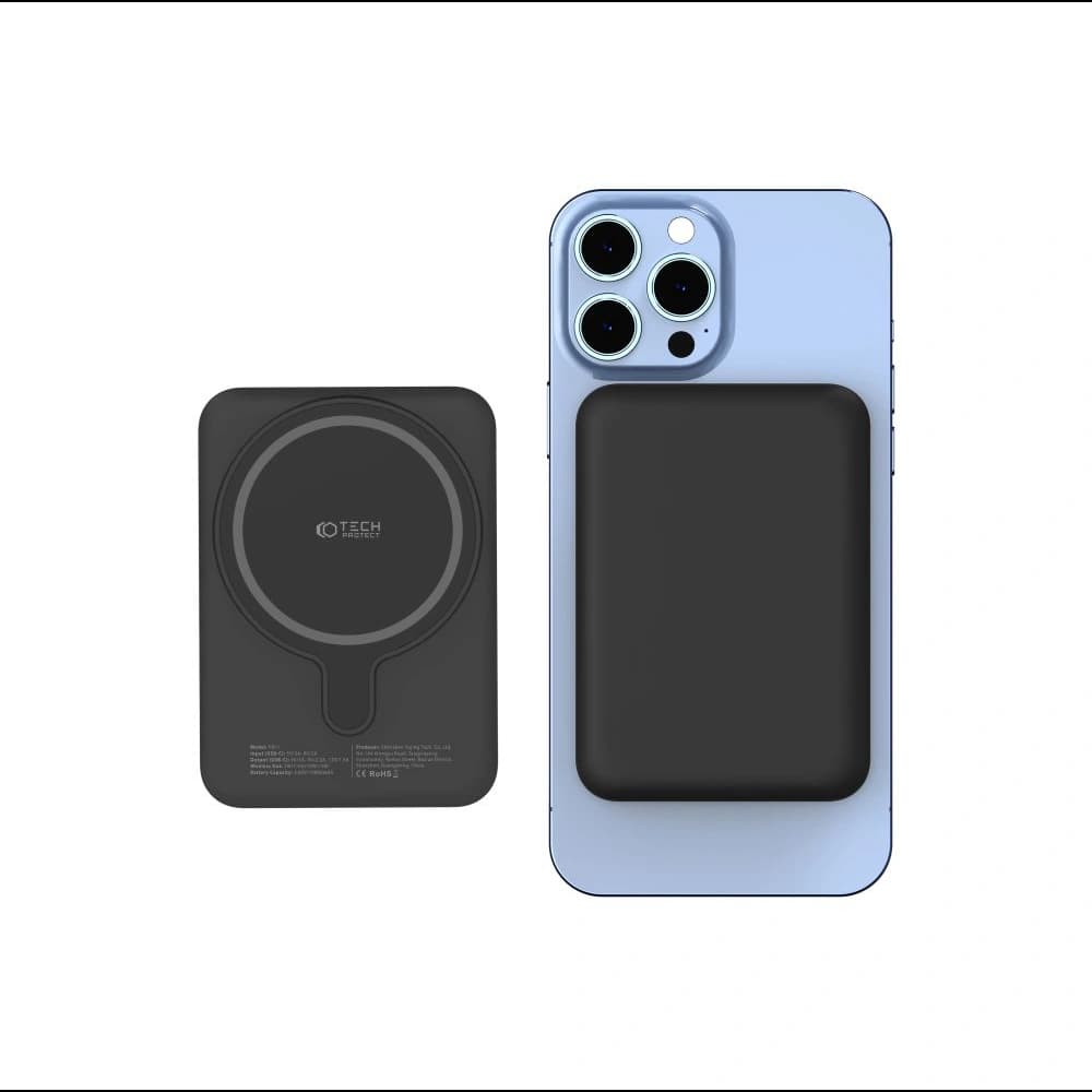 Tech-Protect PB11 Lifemag Powerbank MagSafe 10000mah Black - 3