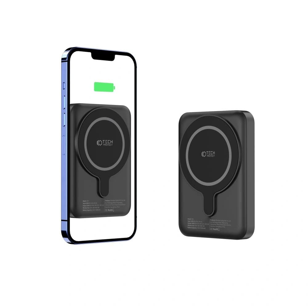 Tech-Protect PB11 Lifemag Powerbank MagSafe 10000mah Black - 4