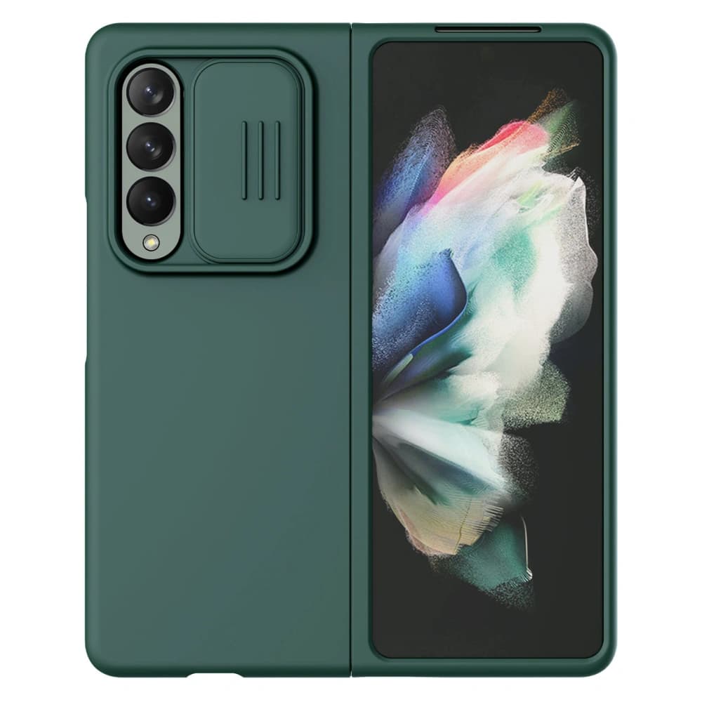Nillkin CamShield Silky Silicone Samsung Galaxy Z Fold 3 green - 1