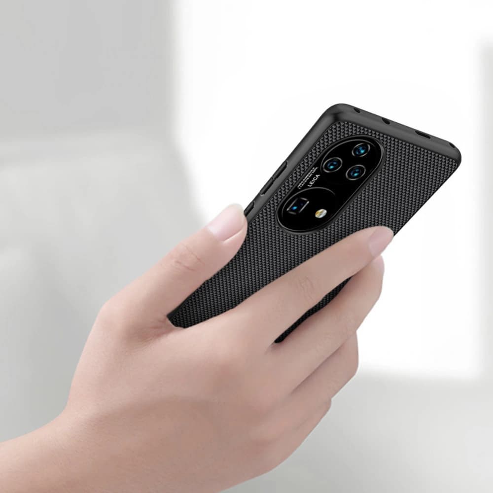 Case Nillkin Texturiert Huawei P50 Pro schwarz - 8