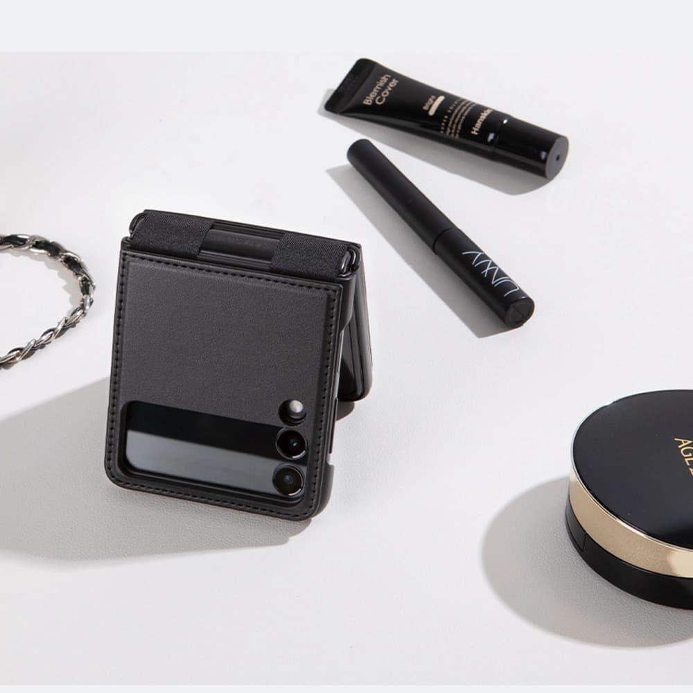 Case Nillkin Qin Samsung Galaxy Z Flip 3 schwarz - 16