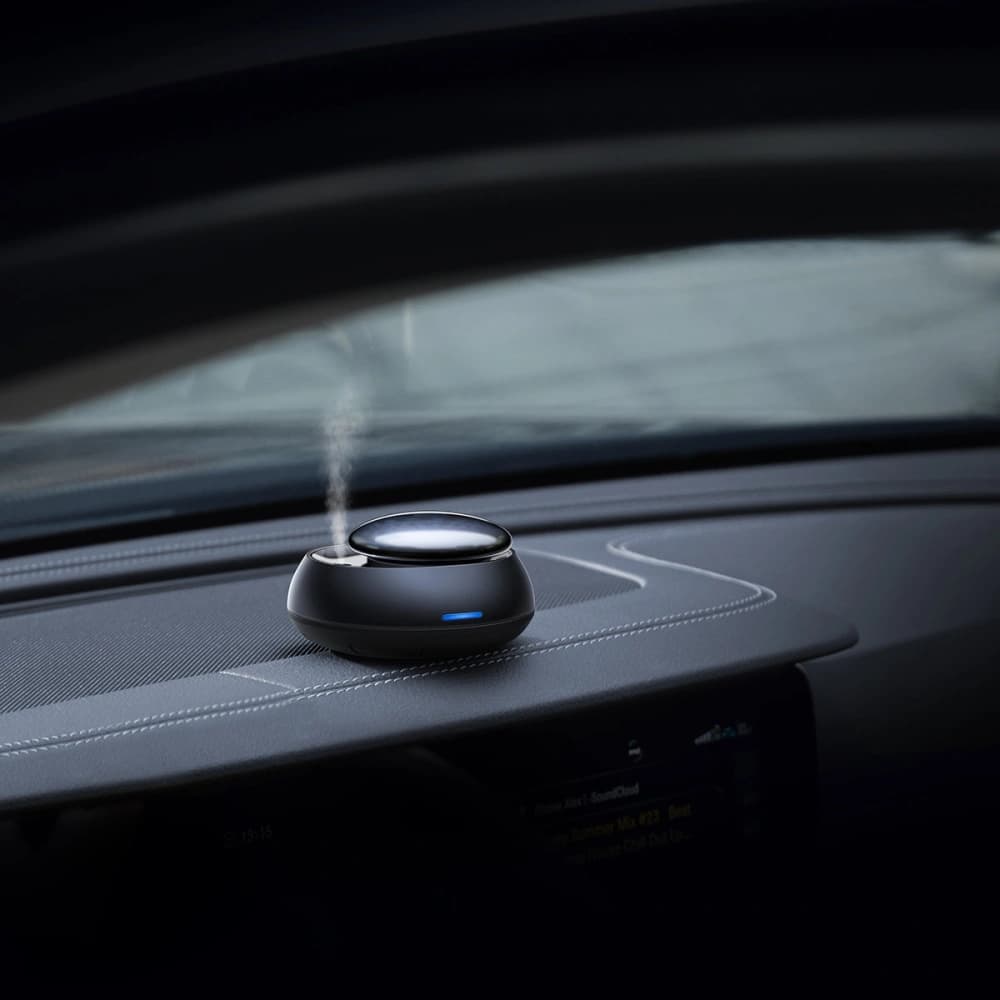 Auto-Lufterfrischer Baseus + 2 Nachfüllungen (Freesie + Glocke) + 1m schwarzes USB-C-Kabel - 9