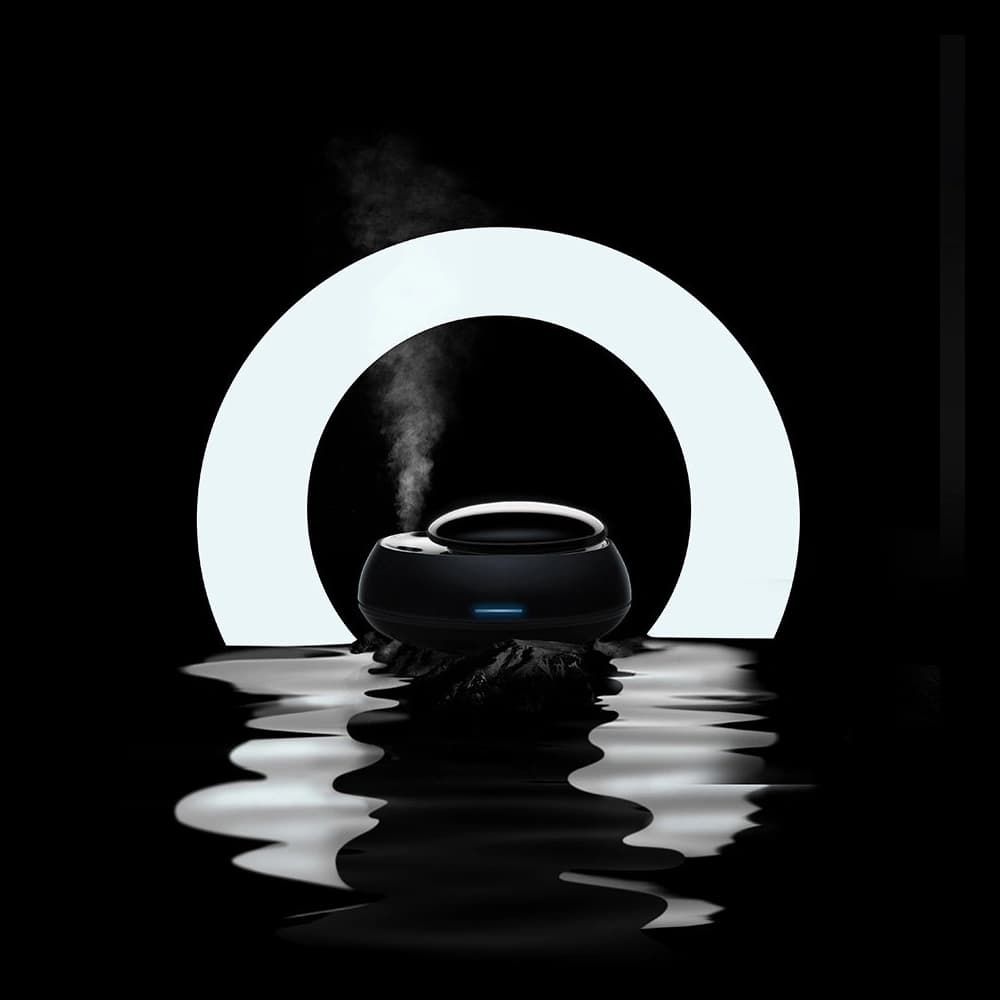 Auto-Lufterfrischer Baseus + 2 Nachfüllungen (Freesie + Basilikum mit Mandarine) + 1m schwarzes USB-C-Kabel - 13