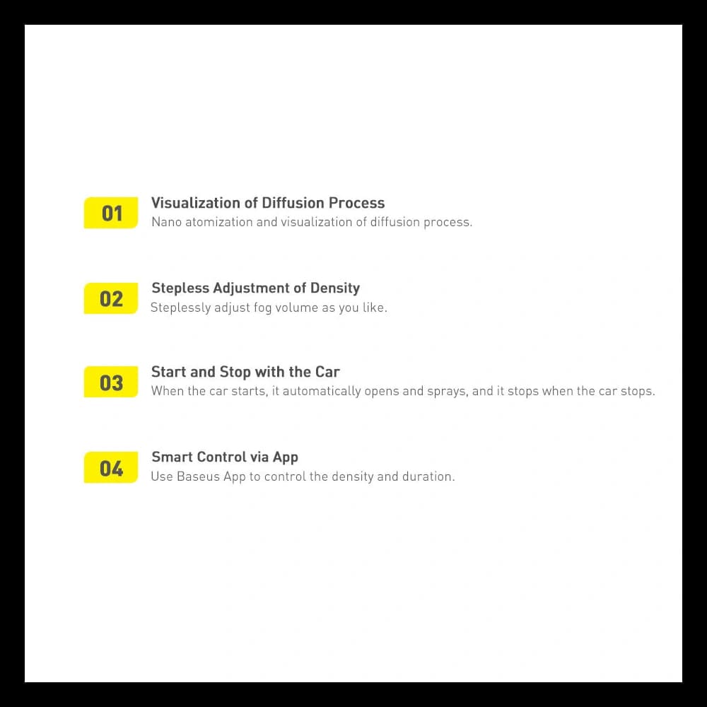 Auto-Lufterfrischer Baseus + 2 Nachfüllungen (Freesie + Basilikum mit Mandarine) + 1m schwarzes USB-C-Kabel - 25