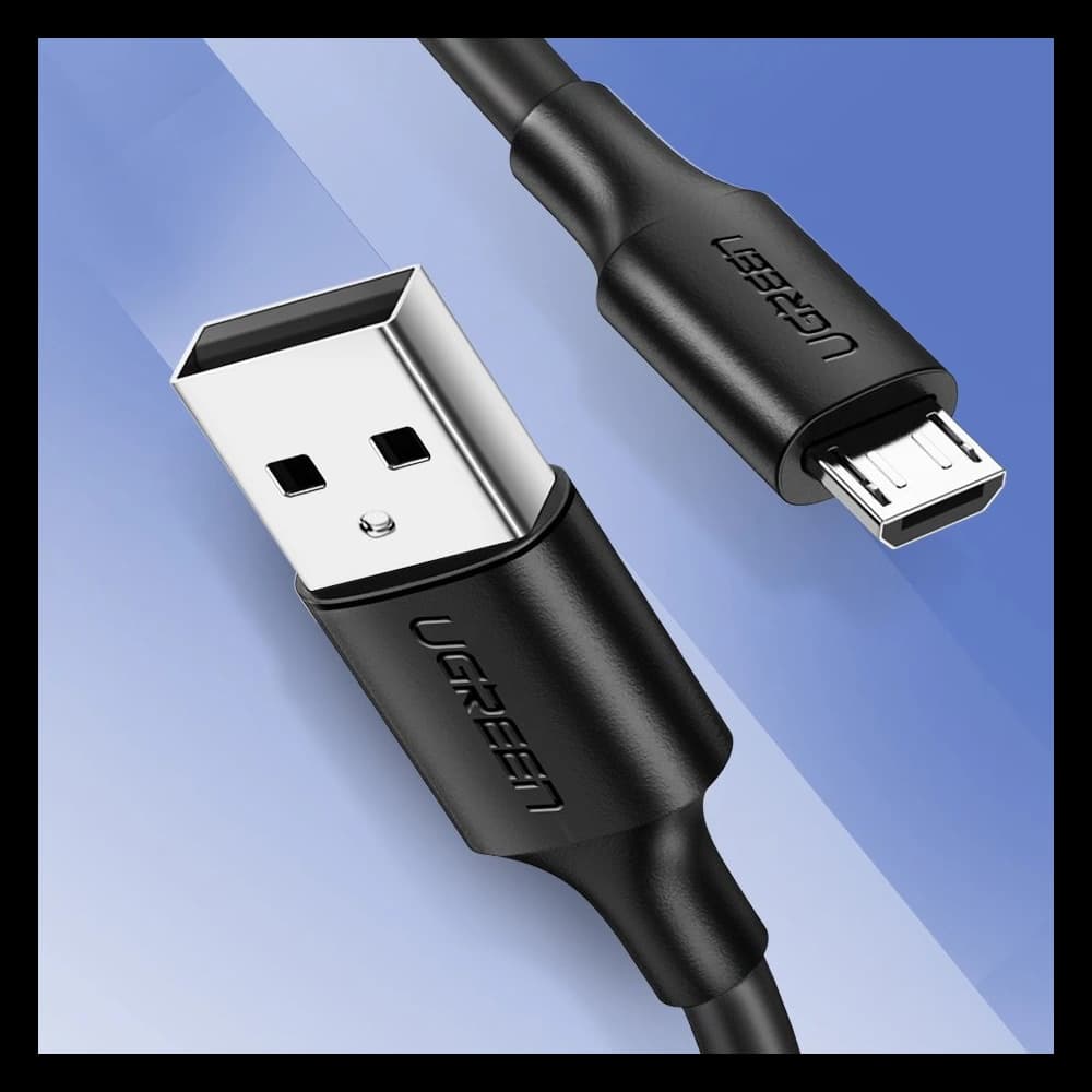 UGREEN US289 USB/microUSB cable 2.4A 480Mbps 1.5m black - 3