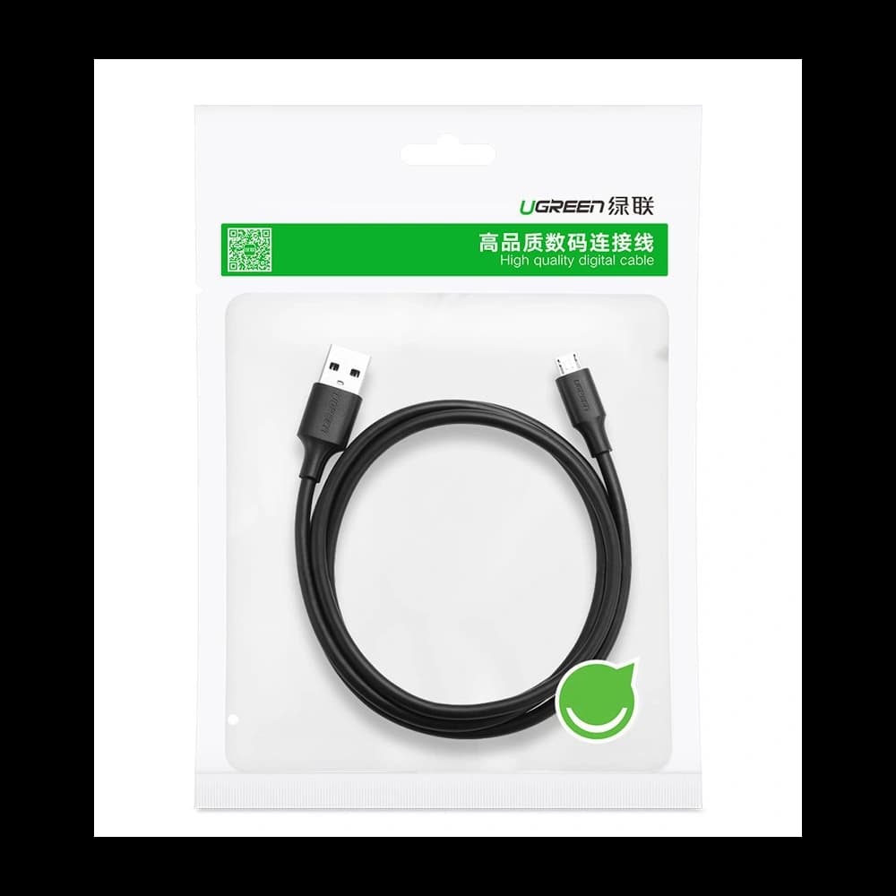 UGREEN US289 USB/microUSB cable 2.4A 480Mbps 1.5m black - 5