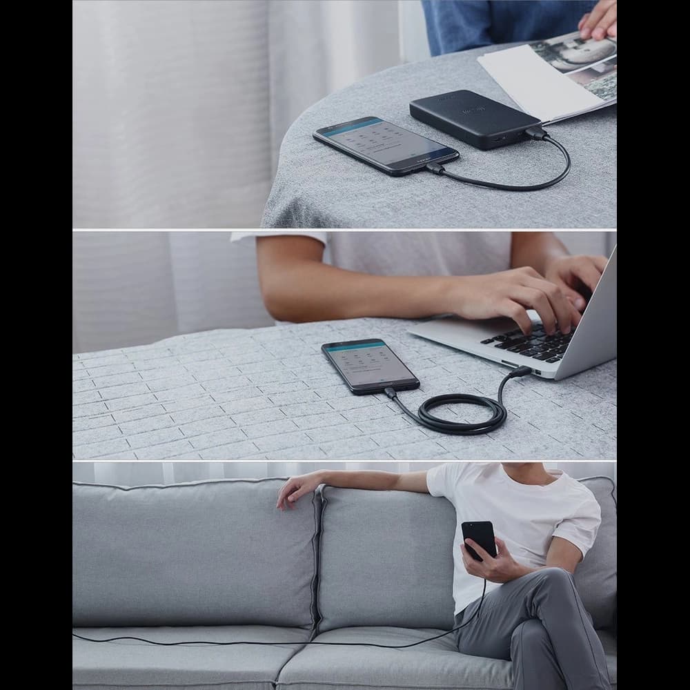 UGREEN US289 USB/microUSB cable 2.4A 480Mbps 1.5m black - 9