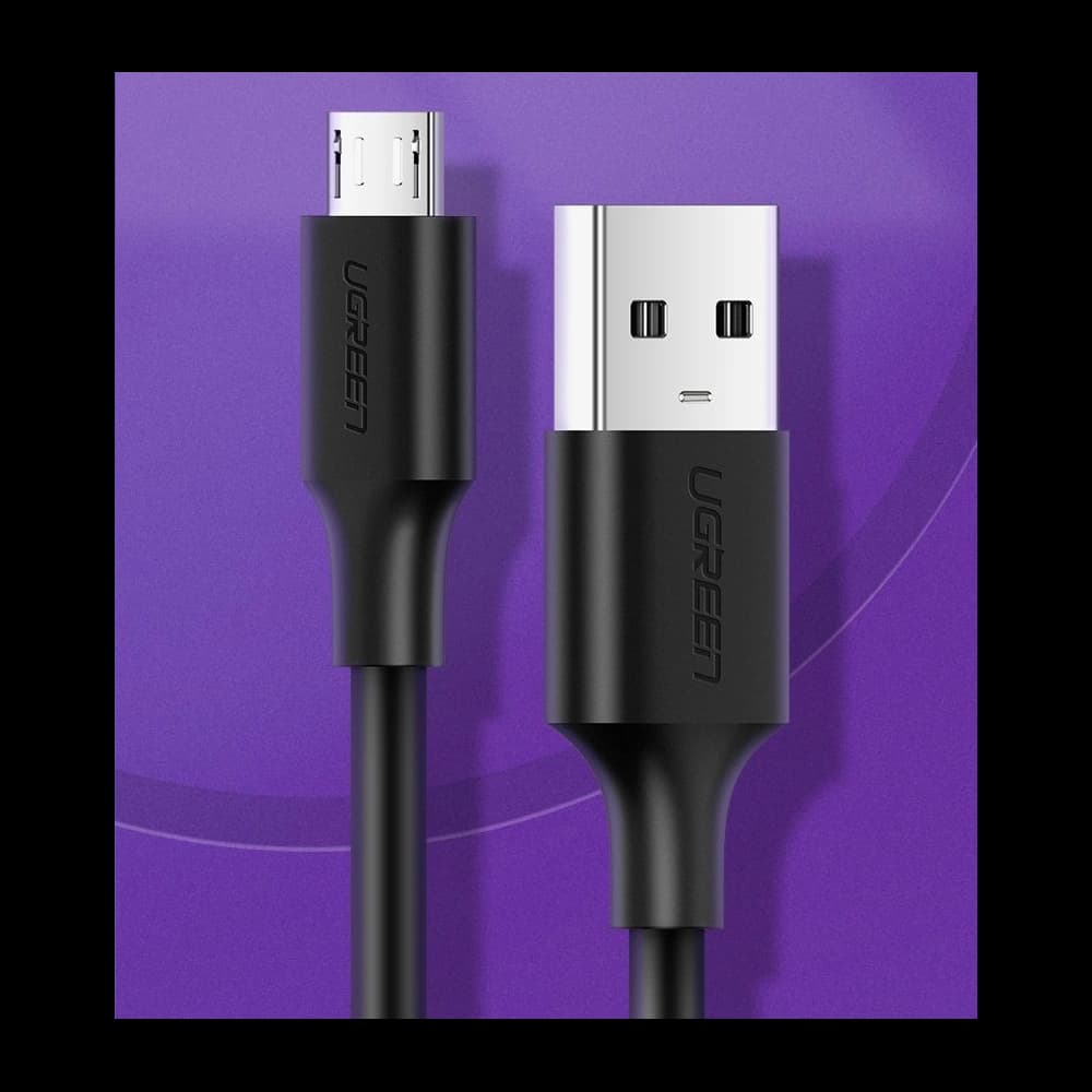 UGREEN US289 USB/microUSB cable 2.4A 480Mbps 1.5m black - 13