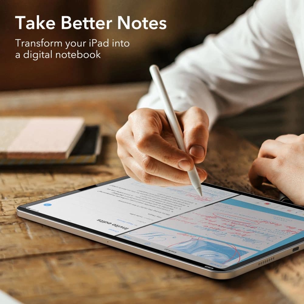 ESR Paper Feel Magnetic Apple iPad Pro 12.9 2020/2021 (4, 5 gen) Matte Clear - 4